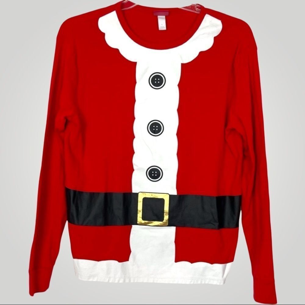 ✔️ Wondershop Santa Suit Long Sleeve T-Shirt